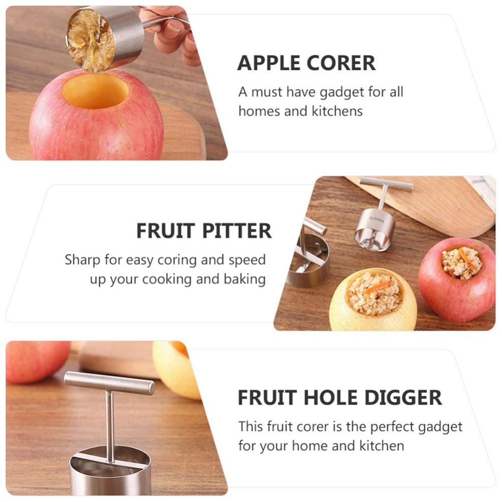 Corer Pear Core Separator Vegetable Fruit Hole Remover Coring Tool (1 Pc)