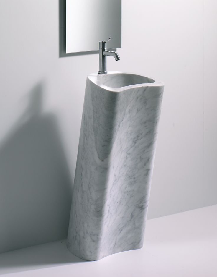 Marble pedestal wash basin