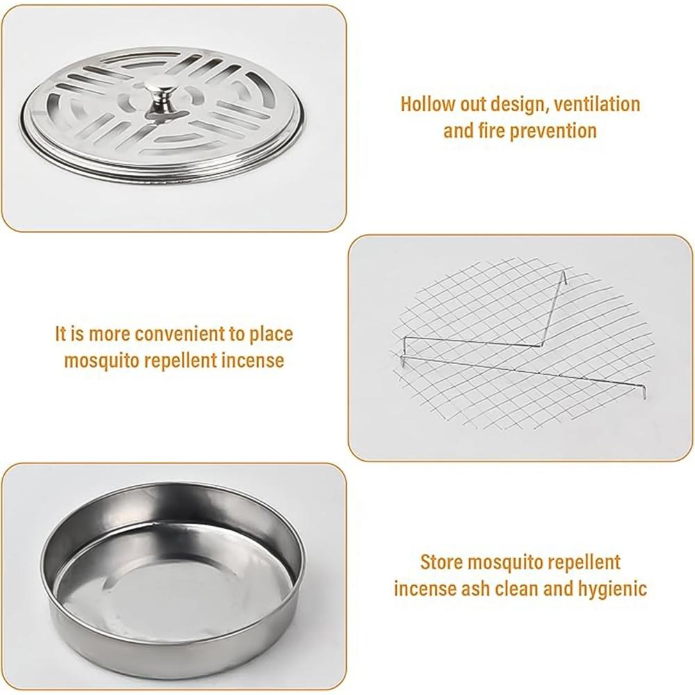 Decorative Mosquito Coil Holder Mosquito Coil Container, for Home Patio
