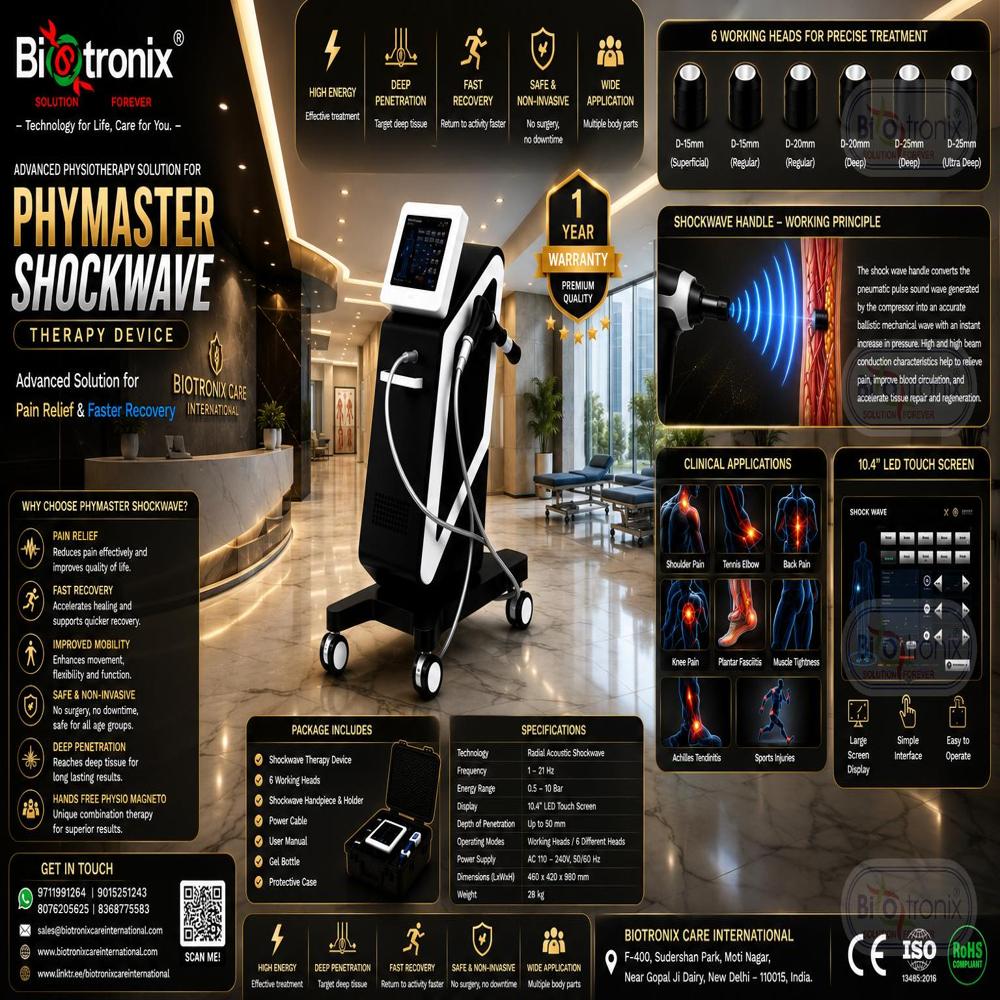 Medical Shockwave Therapy Equipment for Sports Injury Recovery