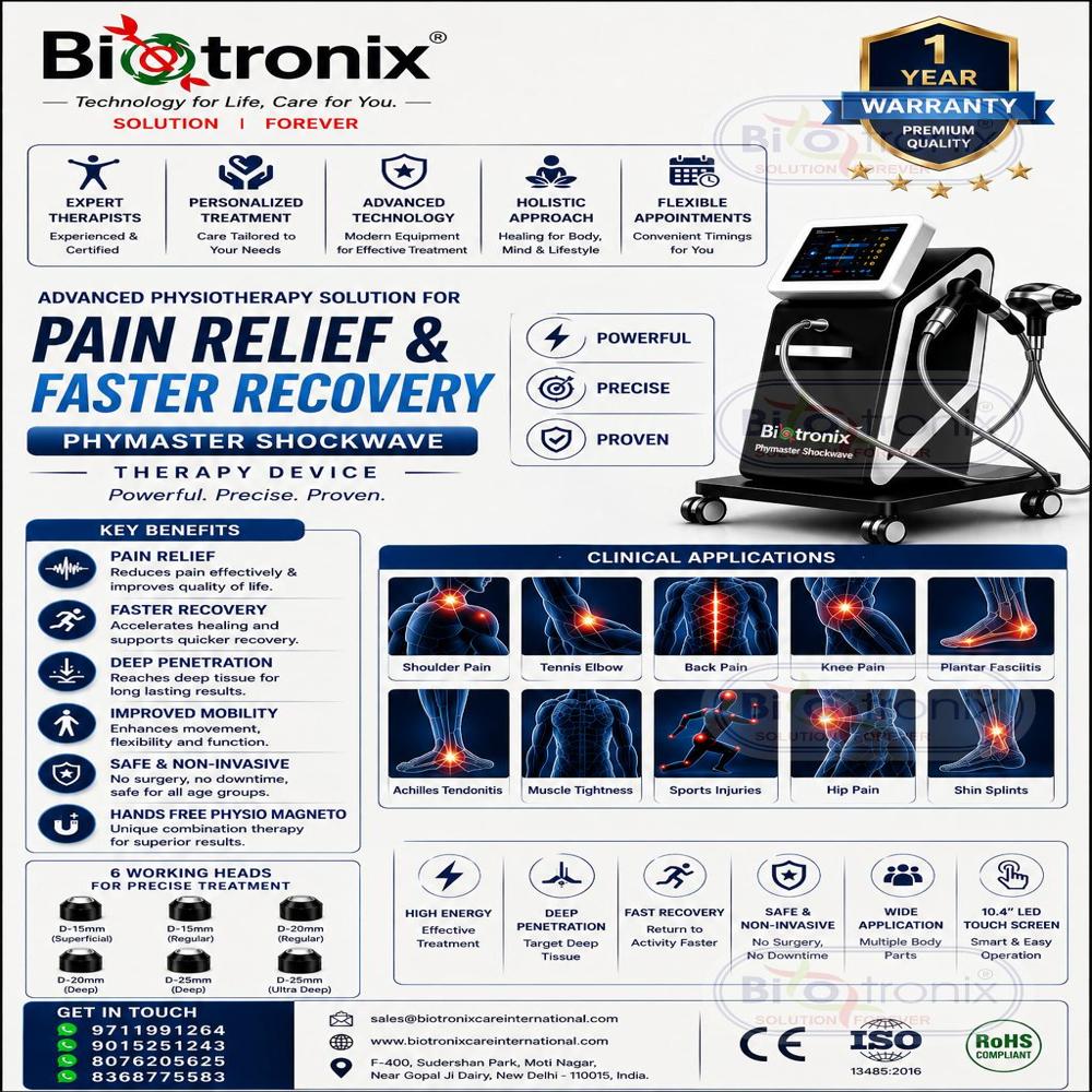 Medical Shockwave Therapy Equipment for Sports Injury Recovery