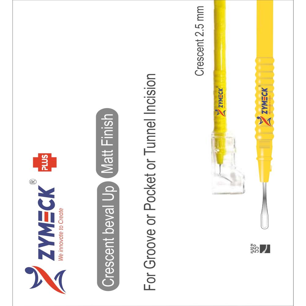 Crescent 2.5Mm Ophthalmic Blade Plus - Grade: Medical Grade