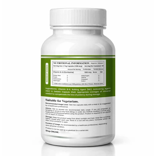 NIT Vitamin B6 60 Capsule
