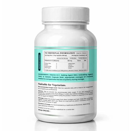 NIT Vitamin B3 60 Capsule
