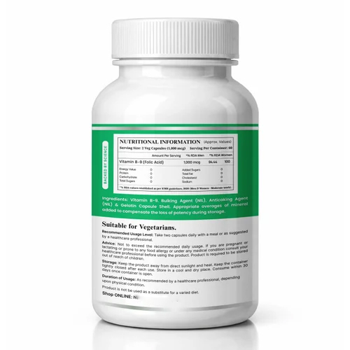 NIT Vitamin B9 60 Capsule