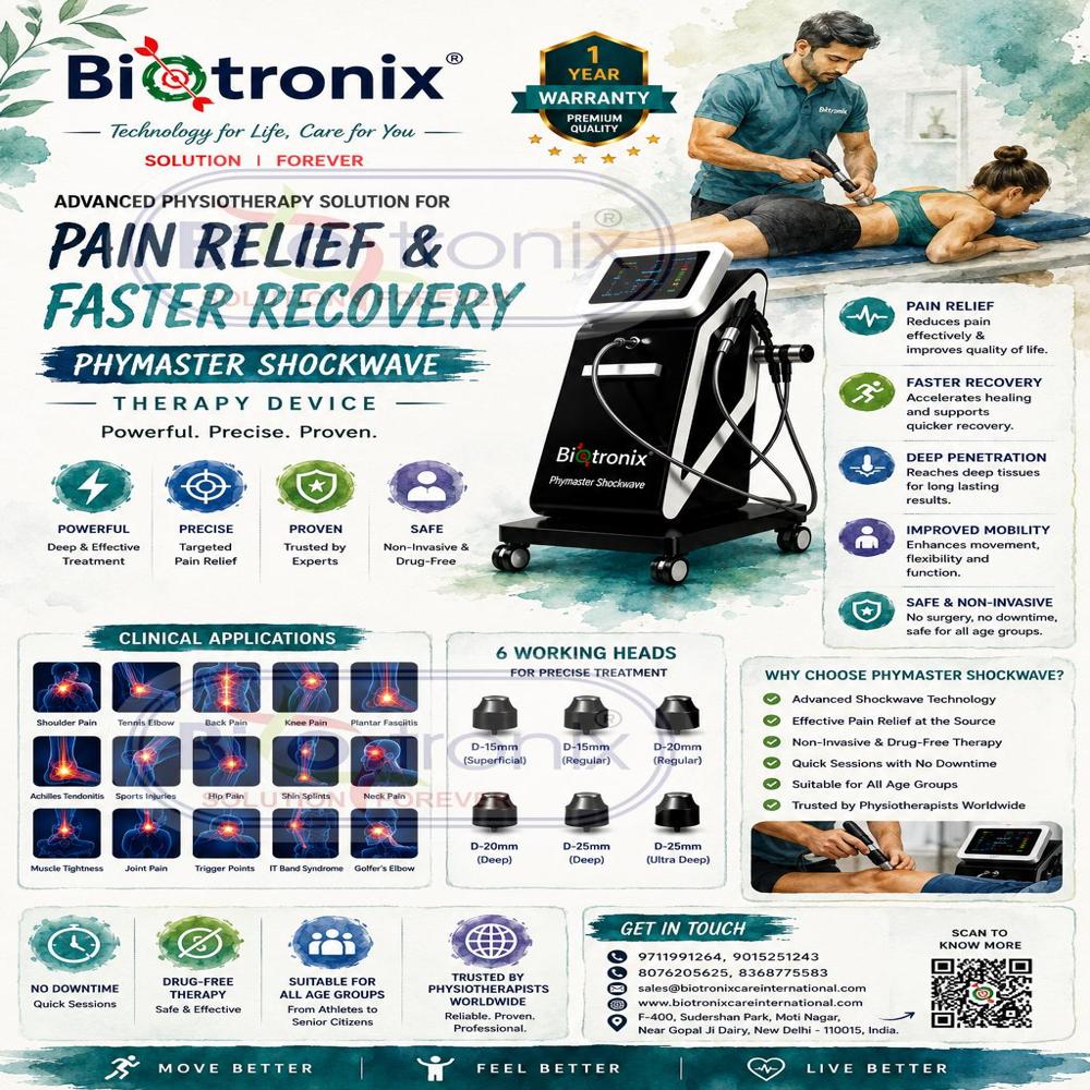 Clinical Premium Shockwave Machine for Deep Tissue Therapy