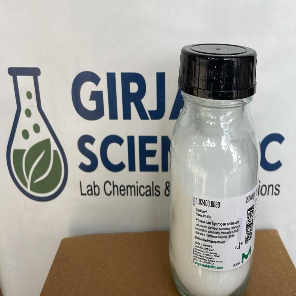 Potassium Hydrogen Phthalate (merck) - 250g White Crystalline Powder, 99.95% Purity | Volumetric Standard, Nist Srm, Ph 4 Buffer