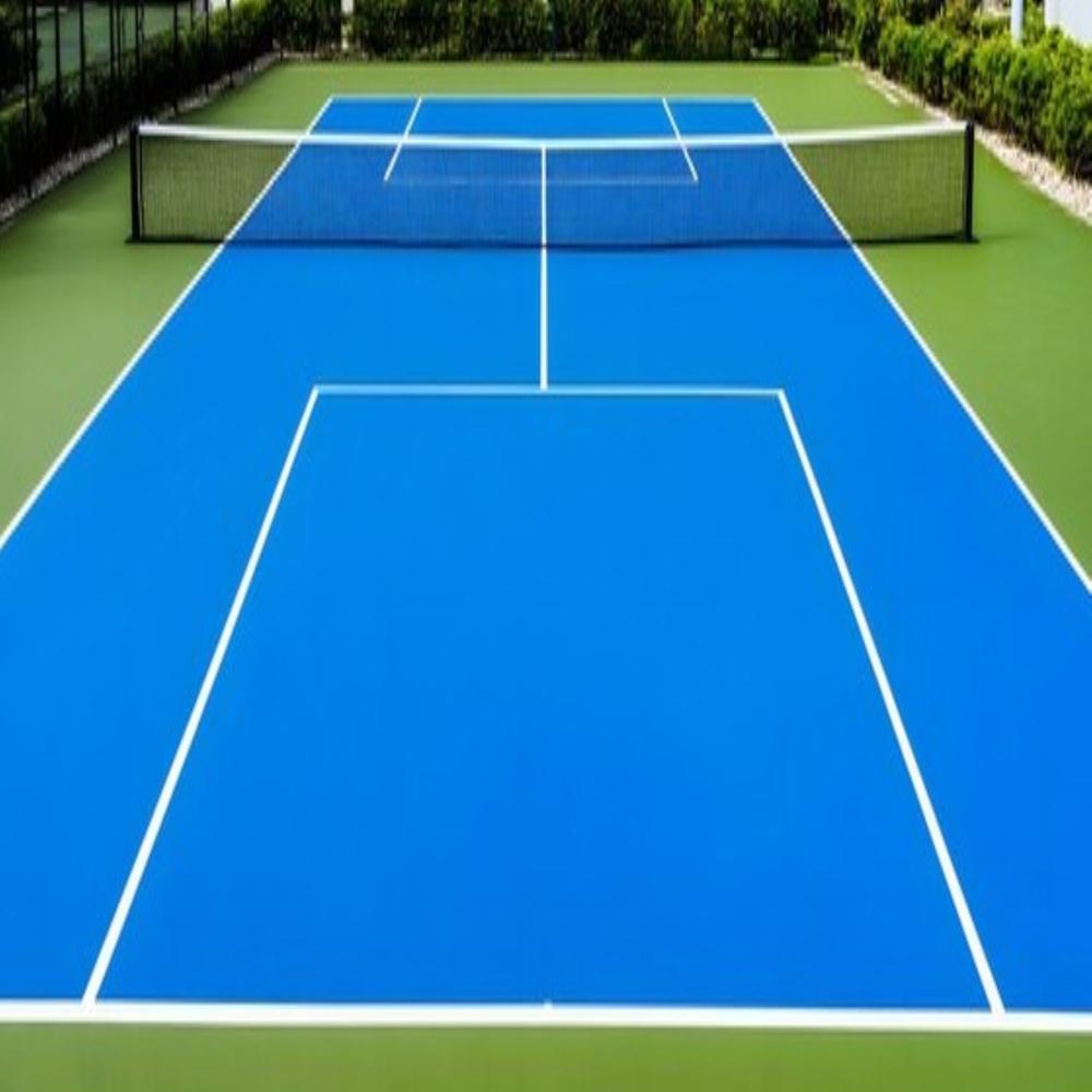 Acrylic tennis court