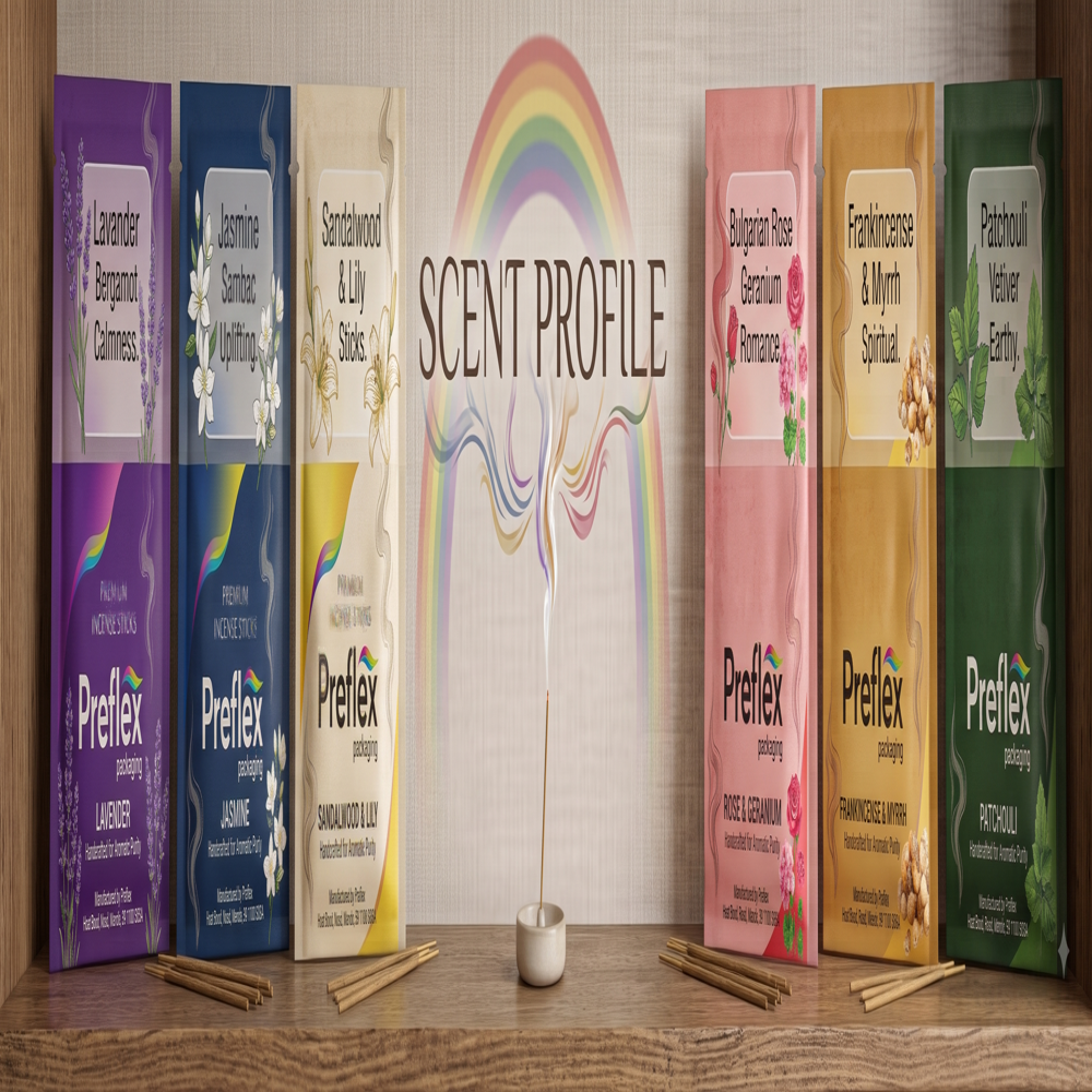 Incense Stick Packaging - Color: Multicolor