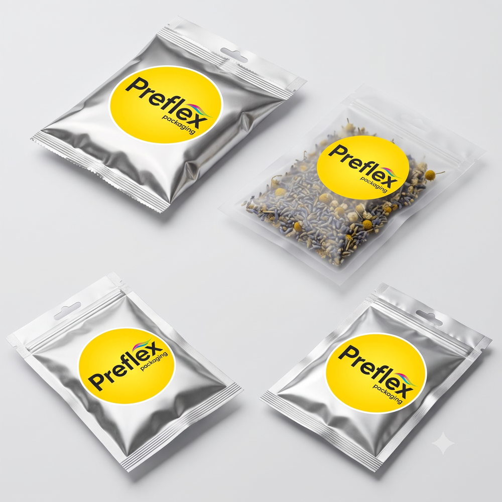 4 Side Seal Pouch - Air Consumption: N/a (Manual Or Automatic Filling Options)