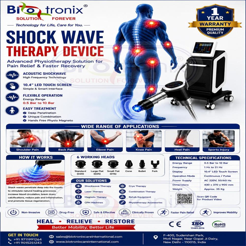 Professional Acoustic Wave Therapy System for Rehabilitation