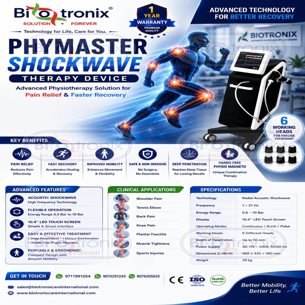 Premium Shockwave Therapy Machine for Clinical Use