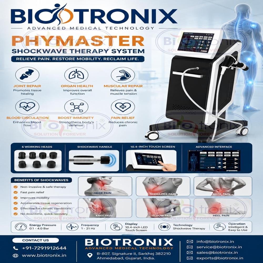 Premium Shockwave Therapy Machine for Clinical Use