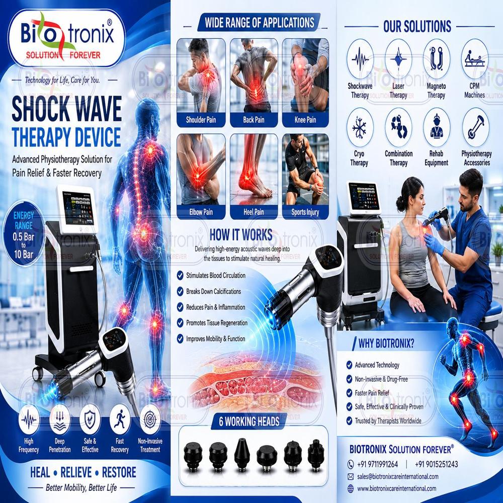 Premium Shockwave Therapy Machine for Clinical Use