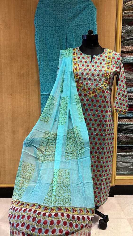 Cotton Kurti With Pattern Work