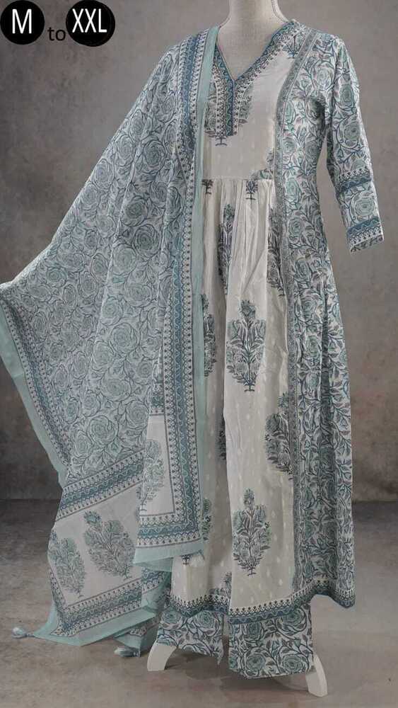 Pure Cotton Kurti With Pattern Work