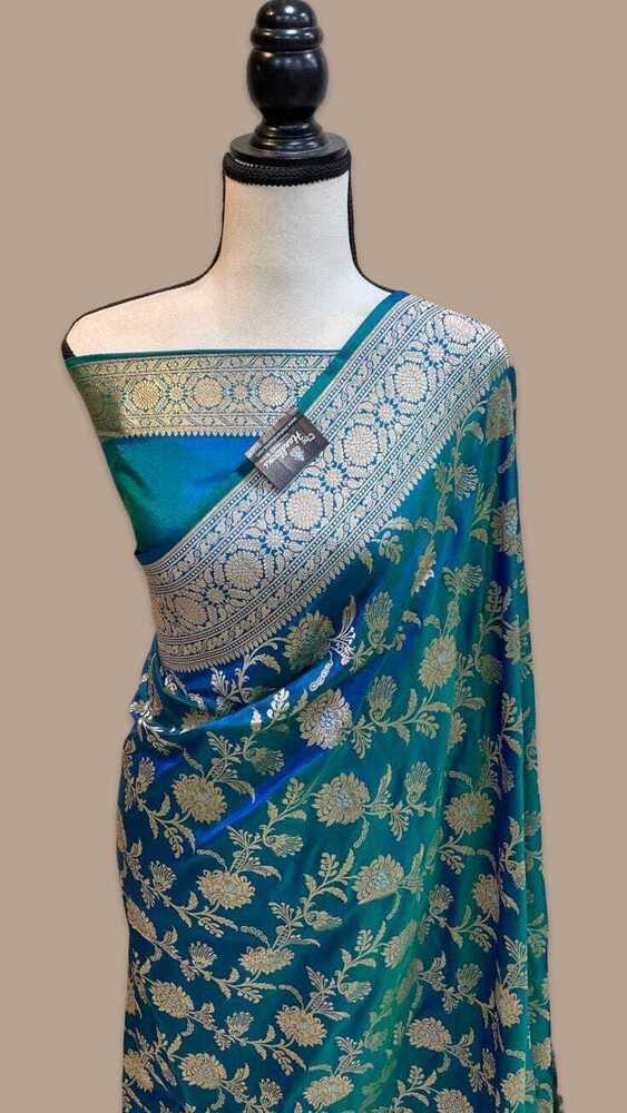 Ladies Blue Saree
