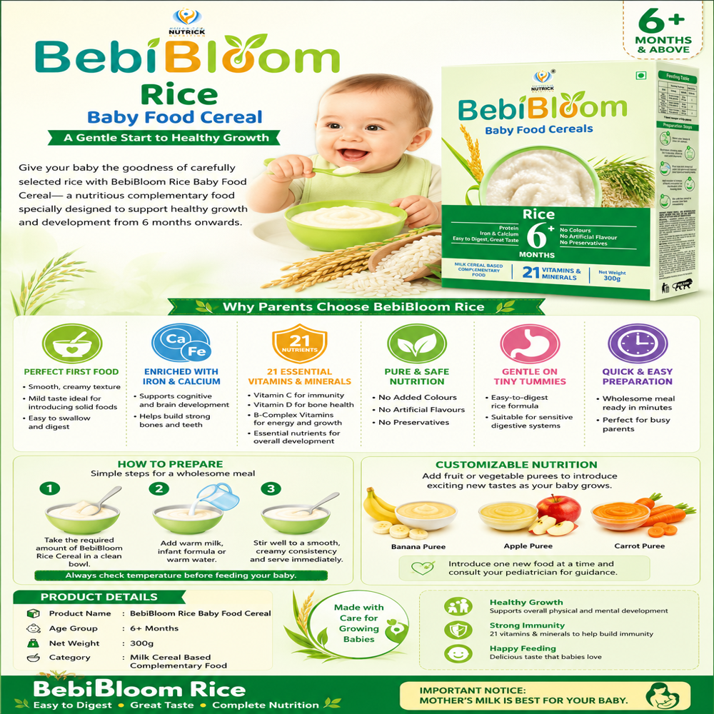 Bebi Bloom Rice & Moong Dal Cereals