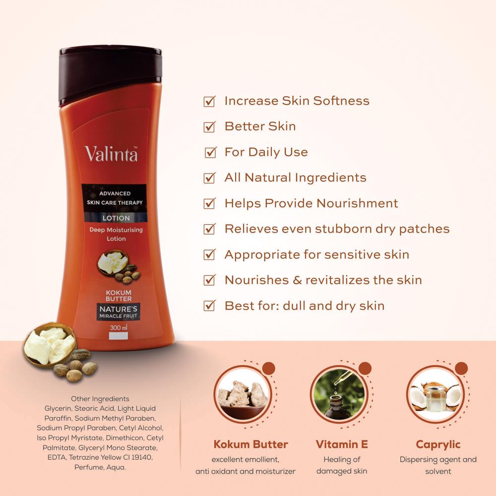 Valinta Kokum Butter Body Lotion 300 ML