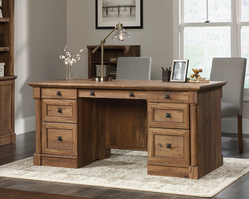 Royal Heritage Teak Wood Executive Office Desk