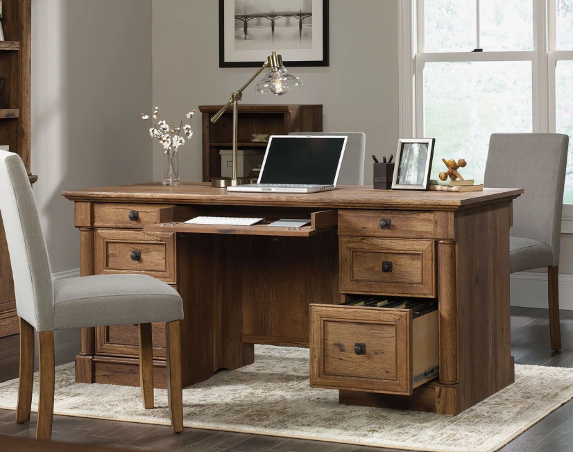Royal Heritage Teak Wood Executive Office Desk