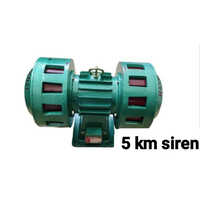 5km Industrial Hooter Siren - Cast Aluminum Body, 350x250x250mm, Industrial Green | 120-135 Db, 5km Range, Weather Resistant, Adjustable Alarm Time