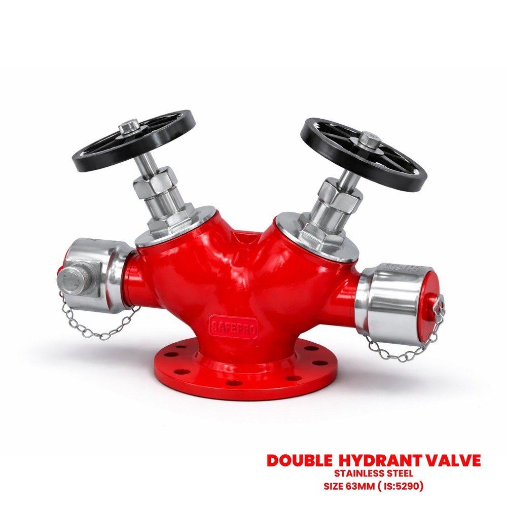 63mm SS Double Hydrant Valve