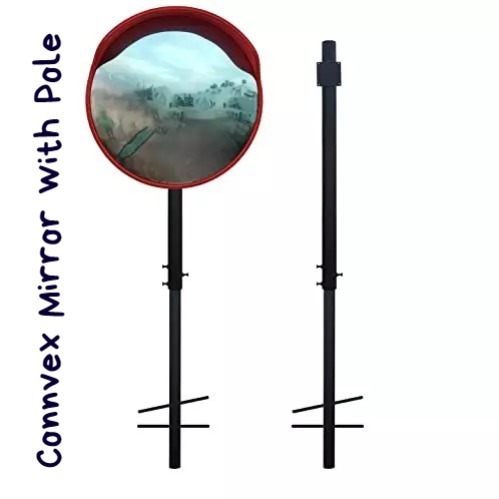 Convex Mirror With Pole