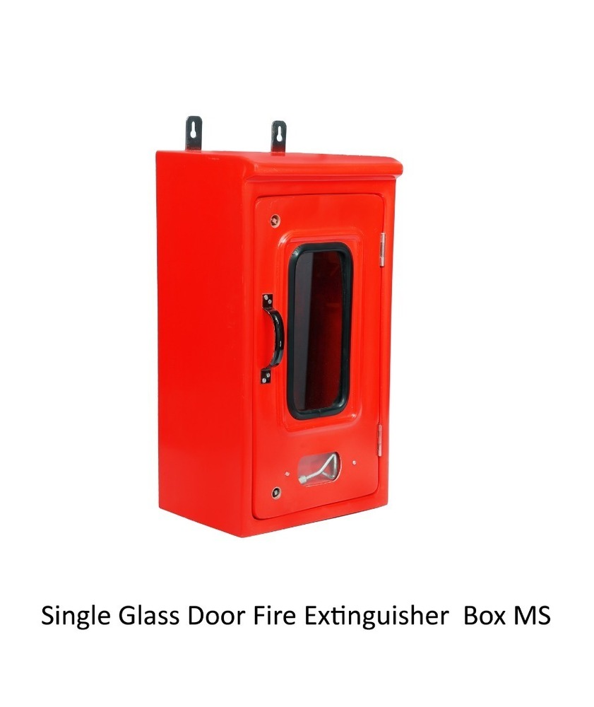 MS Single Glass Door Fire Extinguisher Box
