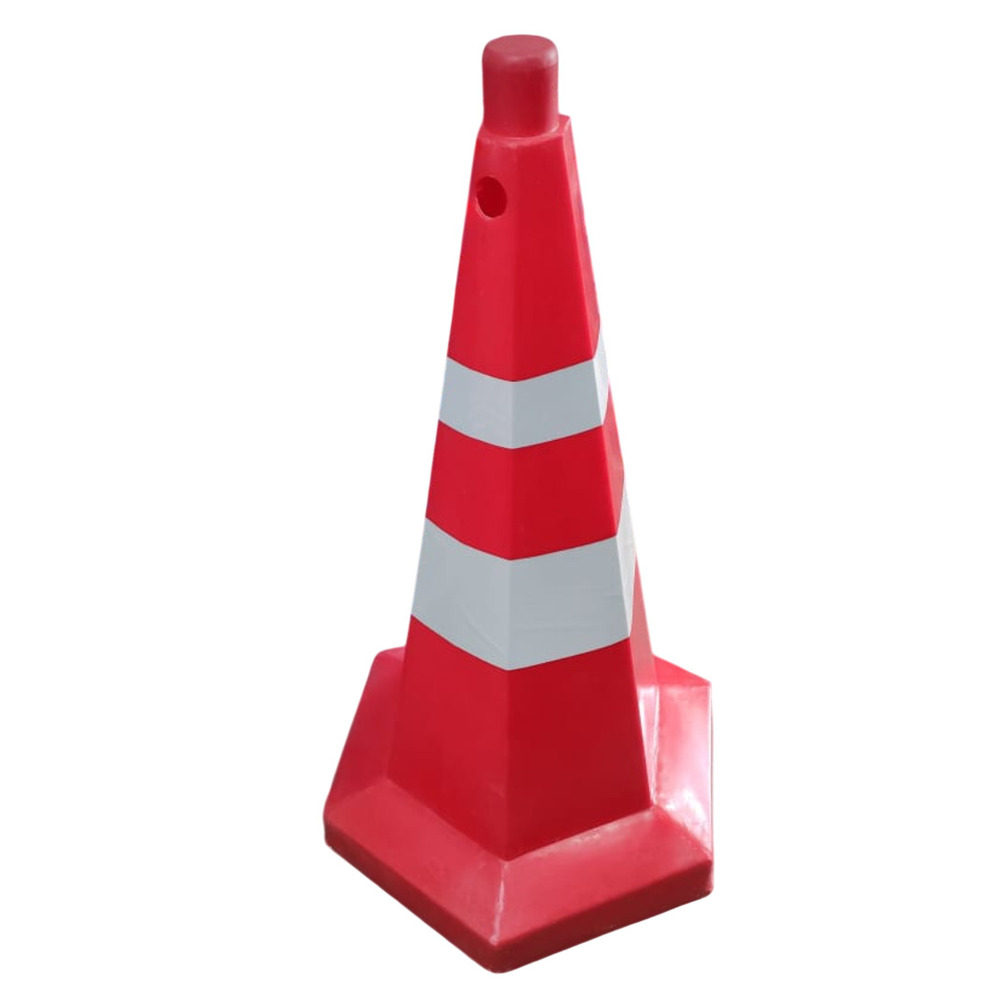 Red Hexagonal Traffic Cone