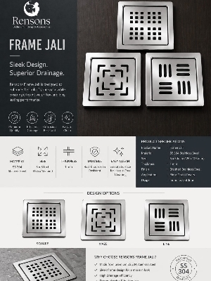 SS Sleek Design Frame Jali