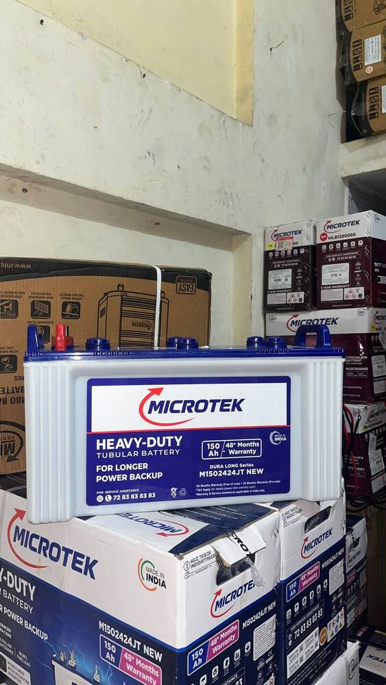 Microtek M1502424JT NEW 150Ah Heavy Duty Tubular Battery