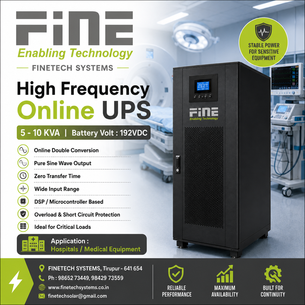 Online Ups System Phase: Single Phase