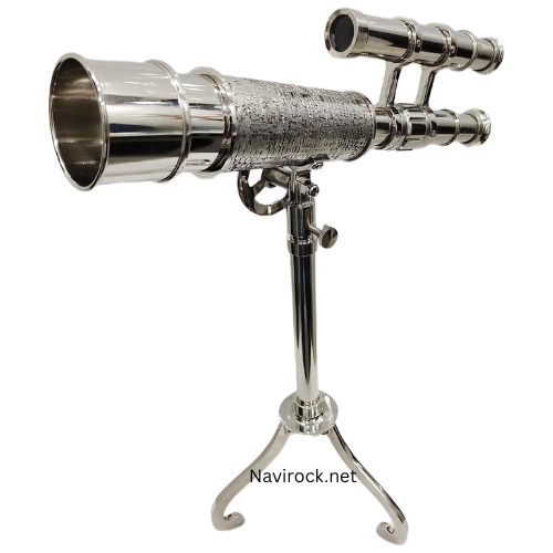 Vintage Antique Brass Telescope for Home Decor