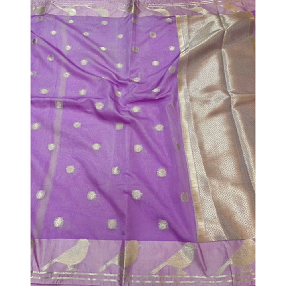 Banarasi Pure Handwoven Khaddi Georgette Saree
