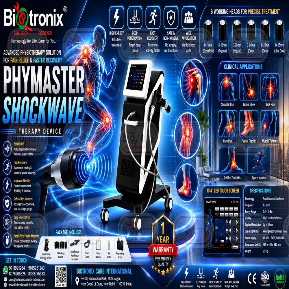Phymaster Premium Shockwave Therapy Machine