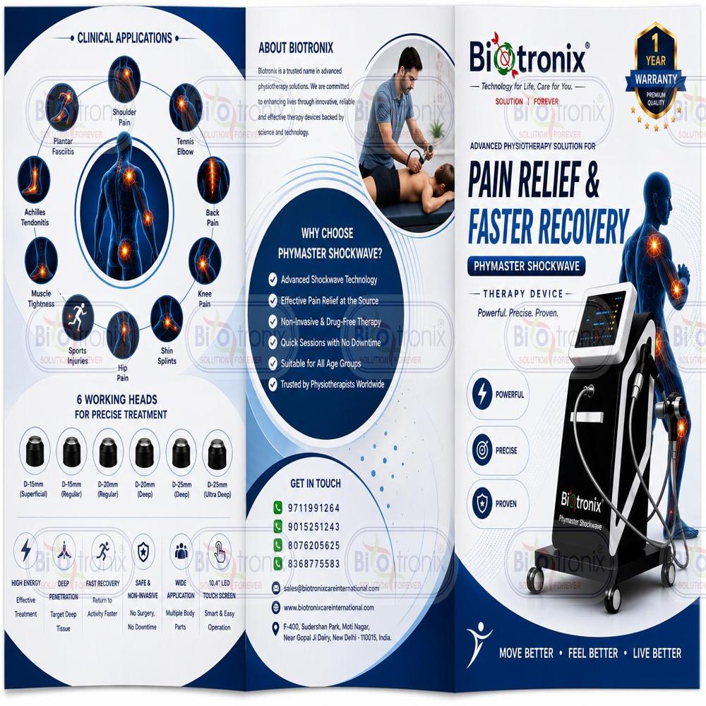 Phymaster Premium Shockwave Therapy Machine