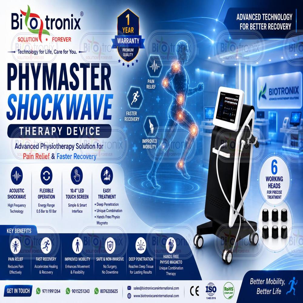 Phymaster Premium Shockwave Therapy Machine