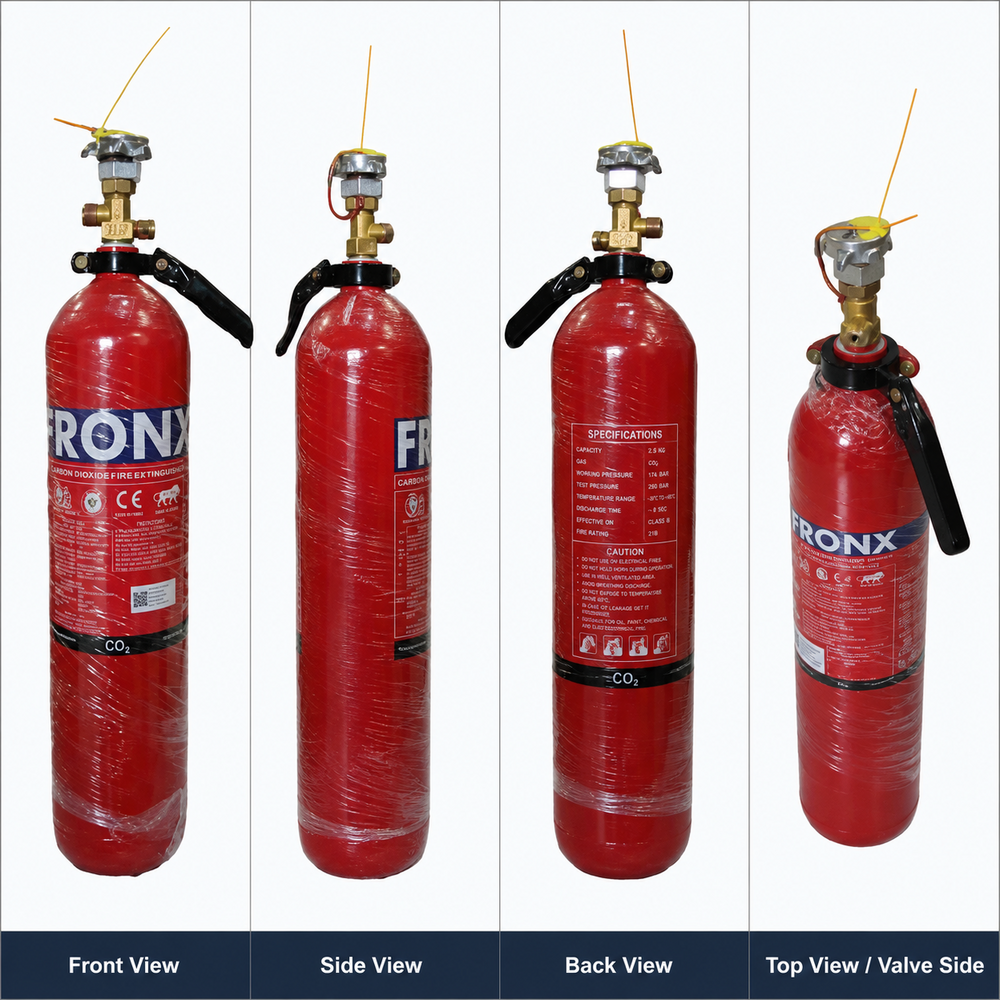 Co2 Based Fire Extinguisher - Capacity: 3 To 4.5 Kg