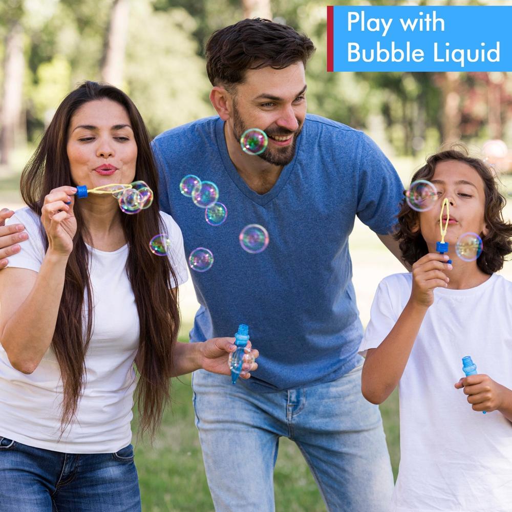 Bubble Liquid Solution Bottle For Bubble Maker Toys 1ltr (Manual & Automatic)
