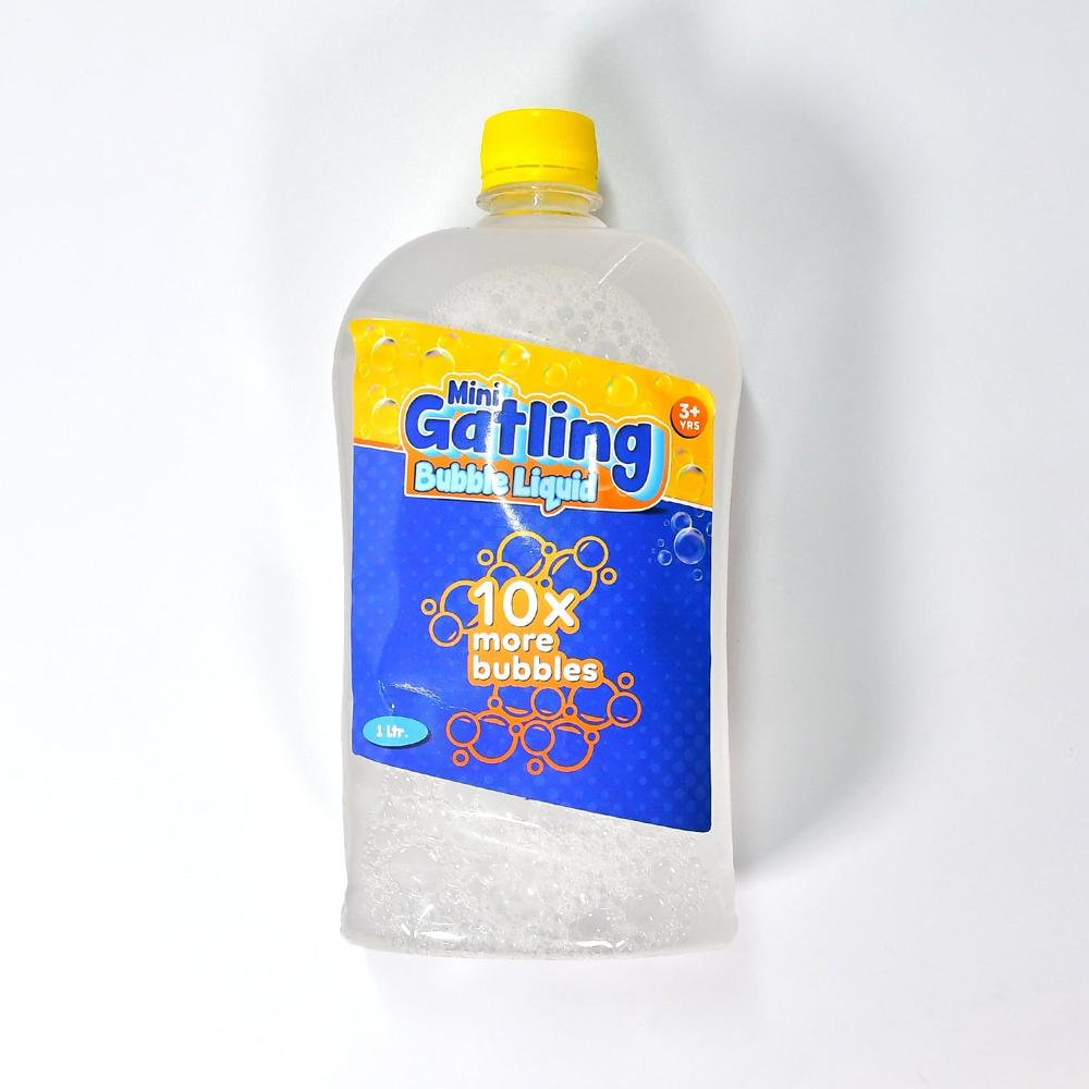 Bubble Liquid Solution Bottle For Bubble Maker Toys 1ltr (Manual & Automatic)