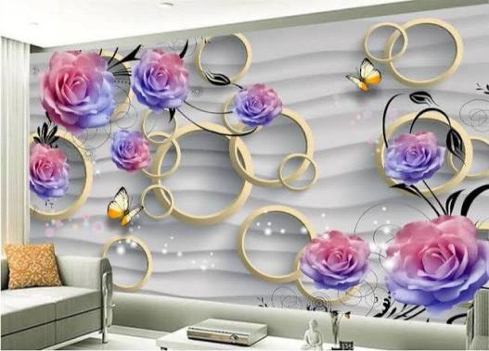 Bedroom Designer Wallpaper - Size: Customized