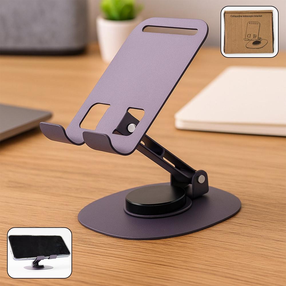 Mobile Stand Foldable & 360 Rotatable Mobile Stand (1 Pc)