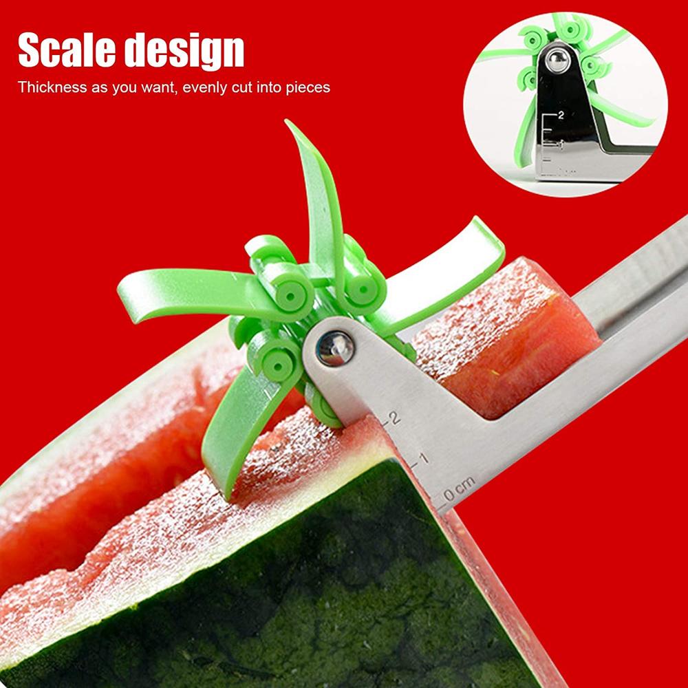 Stainless Steel Washable Watermelon Cutter Windmill Slicer & Peeler