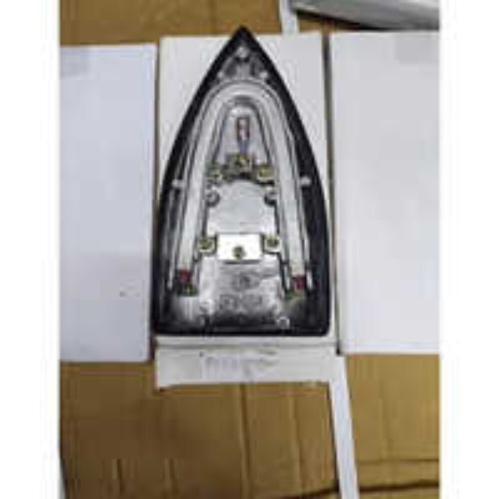 Press Plate - Stainless Steel, 240 Volt, Non-stick Sole Plates | Over Heating Protection, Water Spray Feature
