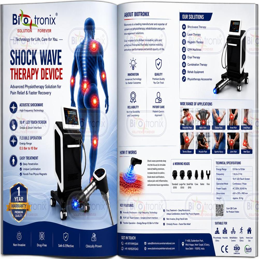 Premium Shockwave Therapy Machine for Pain Relief