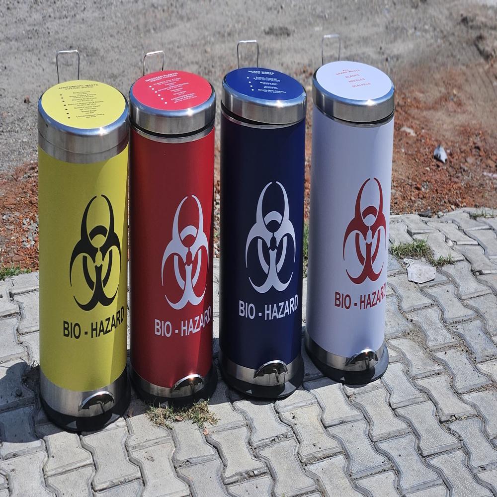 Color Coded Pedal Bin 20l - Application: Hospital