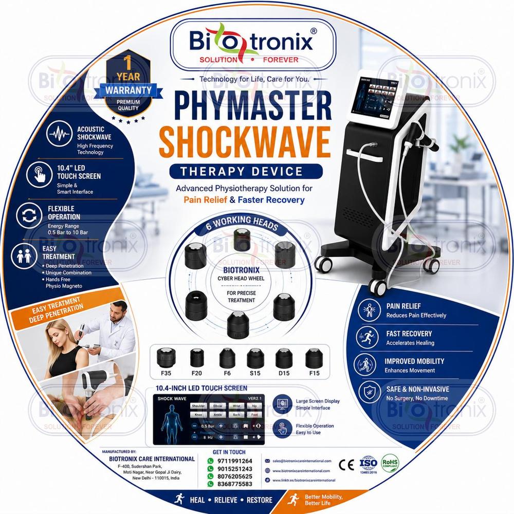 Advanced Radial Shockwave Therapy System for Rehabilitation