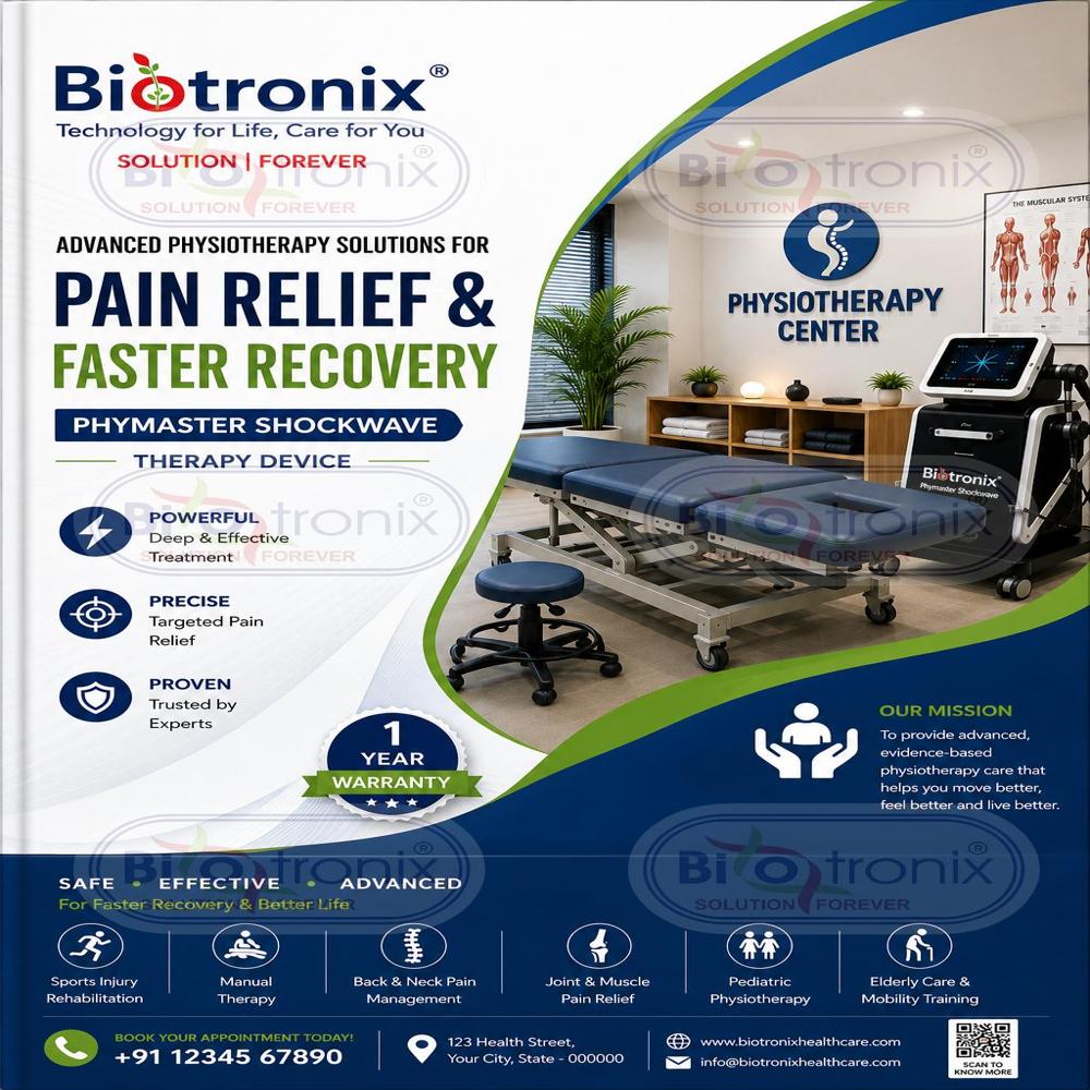 Advanced Radial Shockwave Therapy System for Rehabilitation