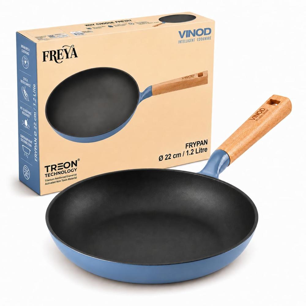 Vinod Freya Enameled Cast Iron Frying Pan